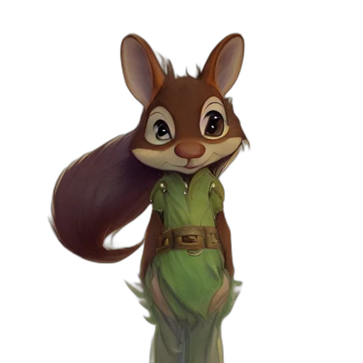 staff, animal, creature, dress transparent PNG cut-out