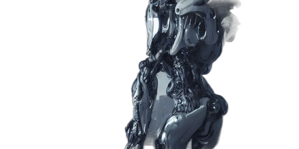 robot, dress, creature, face transparent PNG cut-out