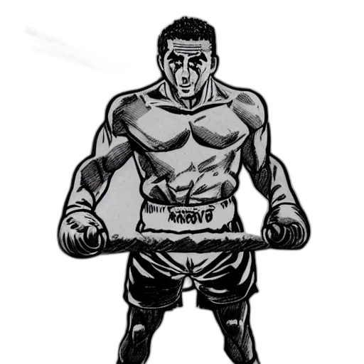 cartoon, comic book art, concept art, photorealistic transparent PNG cut-out