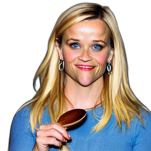 face, reese, witherspoon, holding transparent PNG cut-out