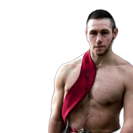 gladiator, wearing, road, sign transparent PNG cut-out