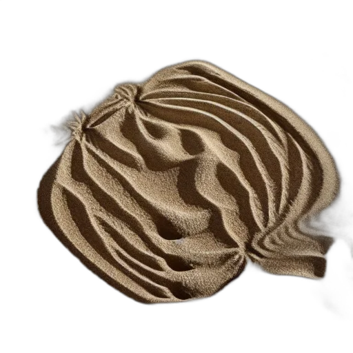 hat, mask, jacket, crown, earth tones, fractal, pattern, sand transparent PNG cut-out