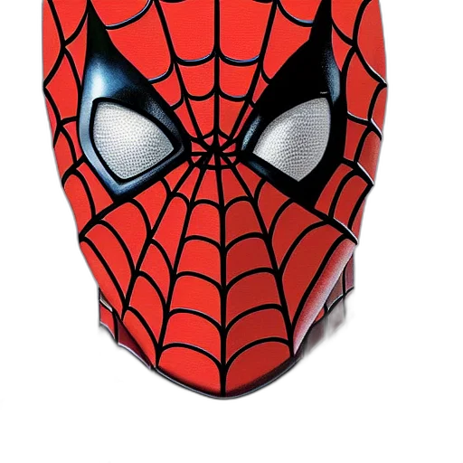 mask, face, comic book art, 3d render transparent PNG cut-out