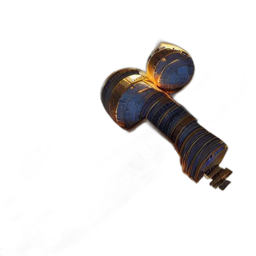 weapon, staff, crown, jewelry, 3d render, concept art, photorealistic, fantasy art transparent PNG cut-out