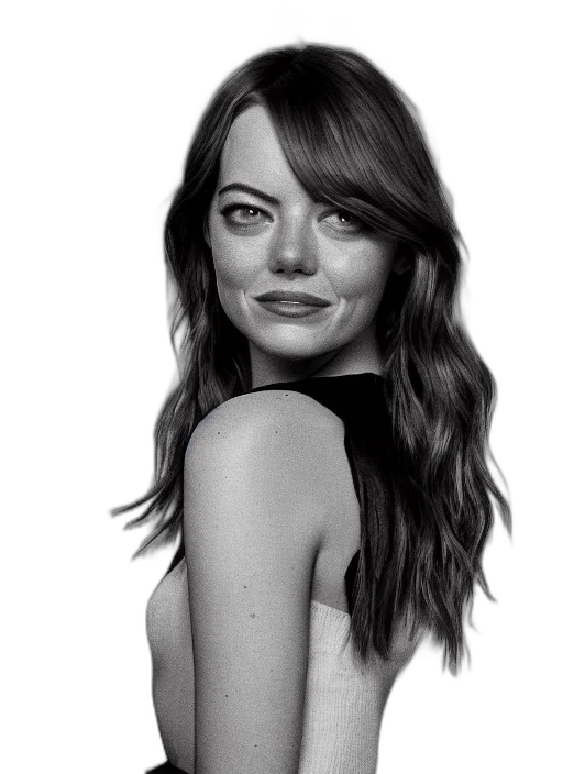 face, dress, hair, staff transparent PNG cut-out