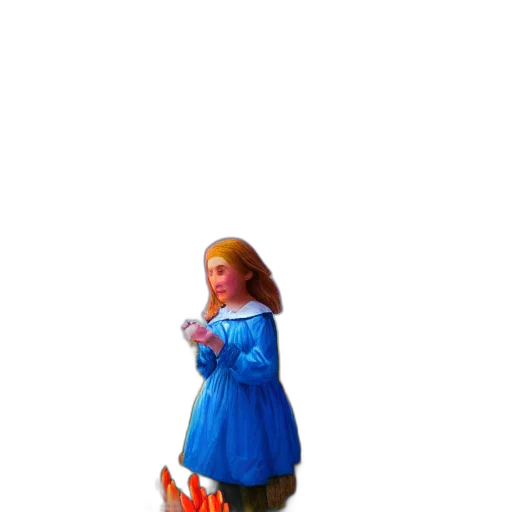 dress, staff, crown, weapon transparent PNG cut-out