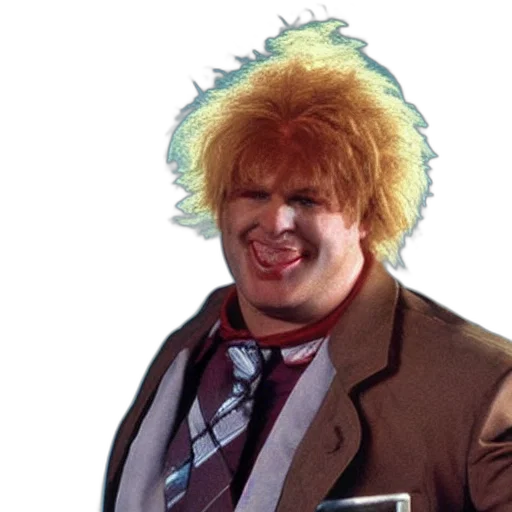 hair, jacket, face, creature transparent PNG cut-out