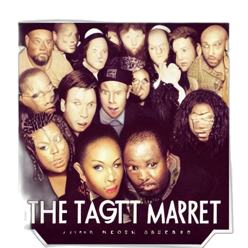 target, market, album, cover transparent PNG cut-out