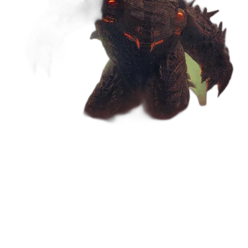 dragon, creature, animal, mask, concept art, fantasy art, pixel art, photorealistic transparent PNG cut-out