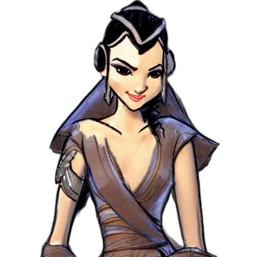 staff, dress, comic book art, concept art transparent PNG cut-out