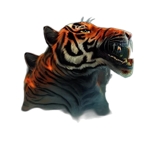 animal, creature, dragon, mask, concept art, fantasy art, photorealistic, 3d render transparent PNG cut-out