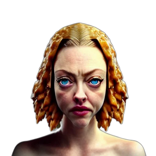 face, mask, hair, crown, concept art, photorealistic, fantasy art, 3d render transparent PNG cut-out