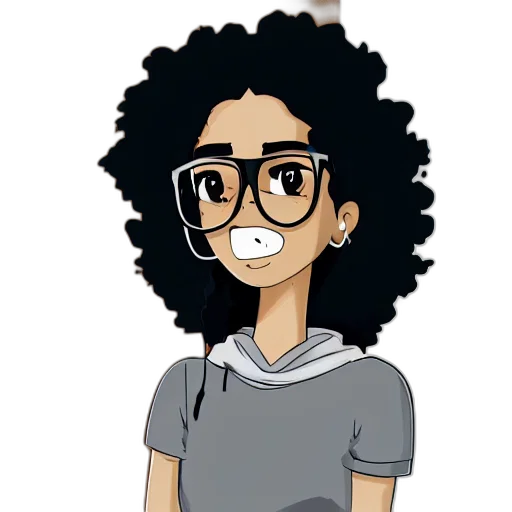 staff, face, hair, cartoon transparent PNG cut-out