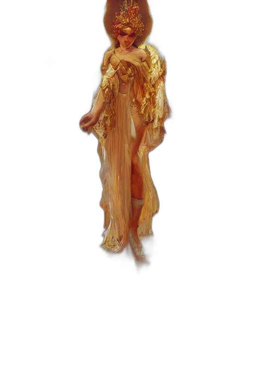 dress, hair, creature, crown, concept art, fantasy art, 3d render, pixel art transparent PNG cut-out