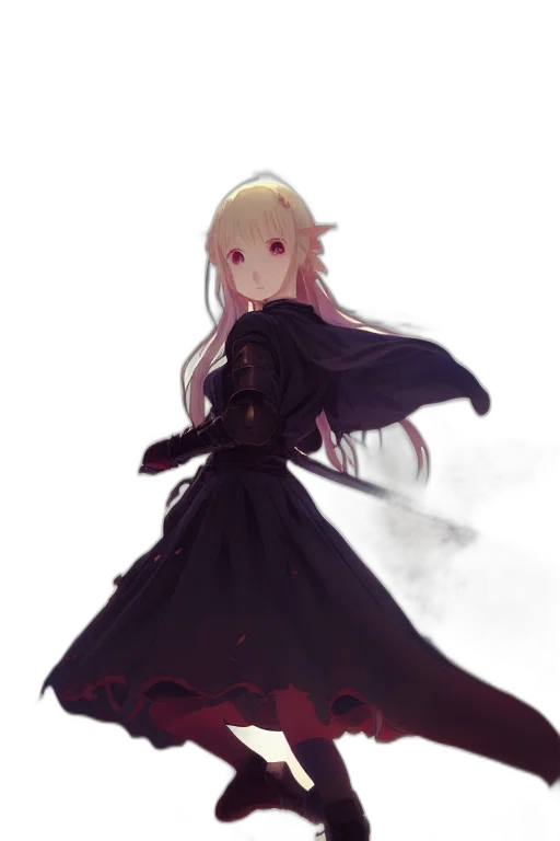 dress, staff, crown, weapon transparent PNG cut-out