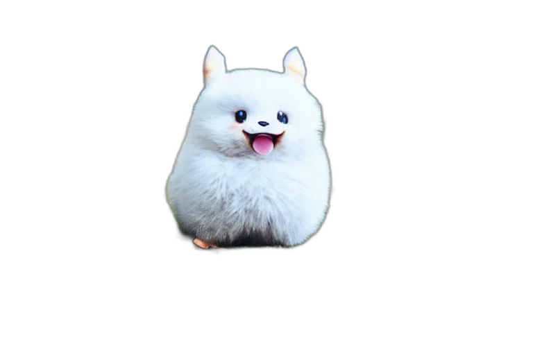 animal, creature, staff, face, 3d render, pixel art, concept art, photorealistic transparent PNG cut-out