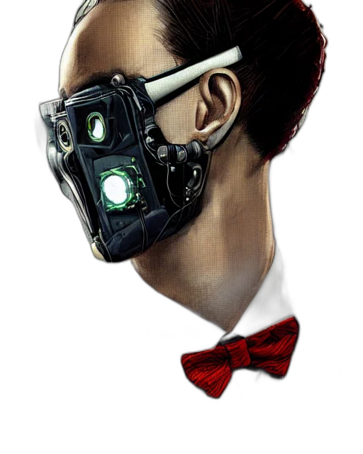 mask, robot, face, staff transparent PNG cut-out