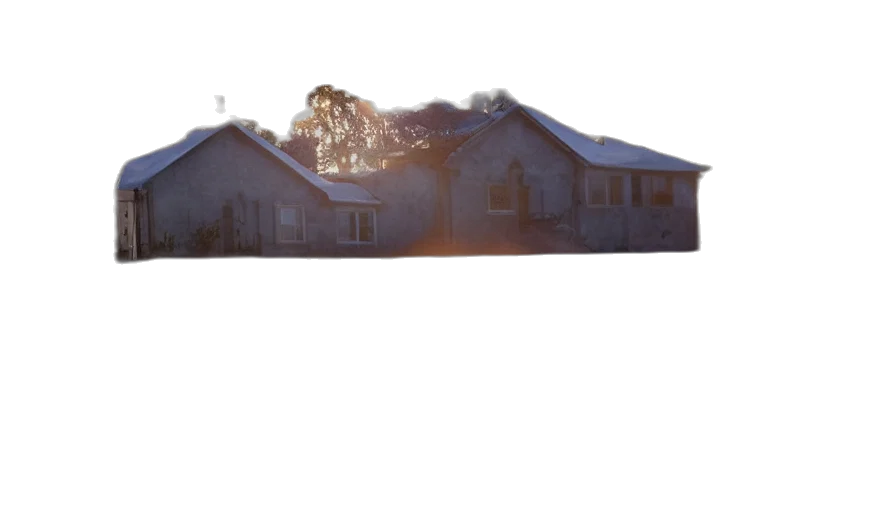 building, tree, car, robot transparent PNG cut-out