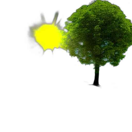 tree, umbrella, crown, robot transparent PNG cut-out