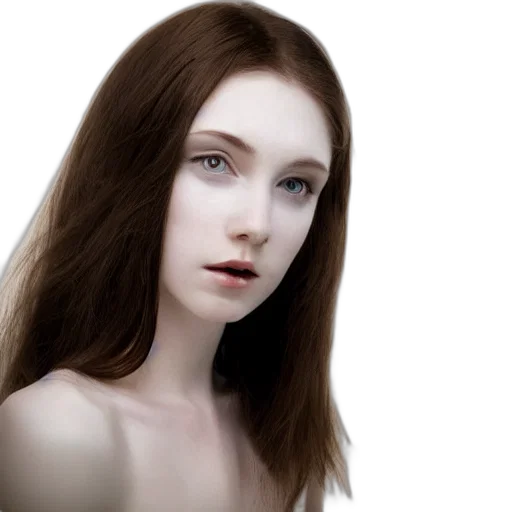 hair, face, robot, jewelry transparent PNG cut-out