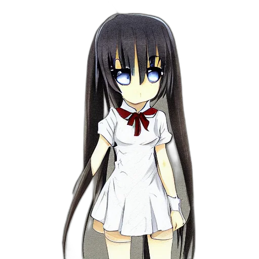 dress, staff, hair, creature, anime, pixel art, cartoon, 3d render transparent PNG cut-out