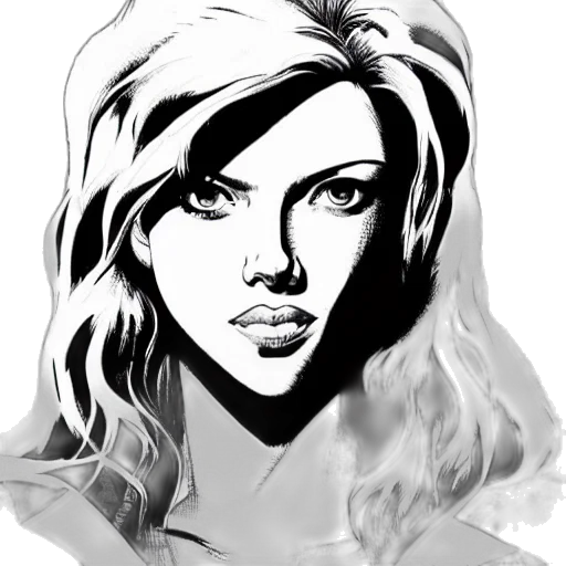face, comic book art, photorealistic, cartoon, fantasy art, neon lights, monochrome, dark transparent PNG cut-out
