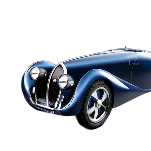 car, 3d render, photorealistic, concept art, bugatti, type, atalante, concept transparent PNG cut-out