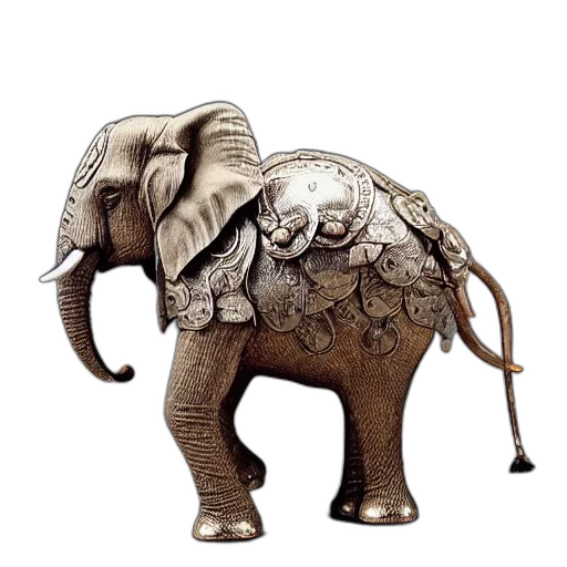 animal, jewelry, photorealistic, 3d render transparent PNG cut-out