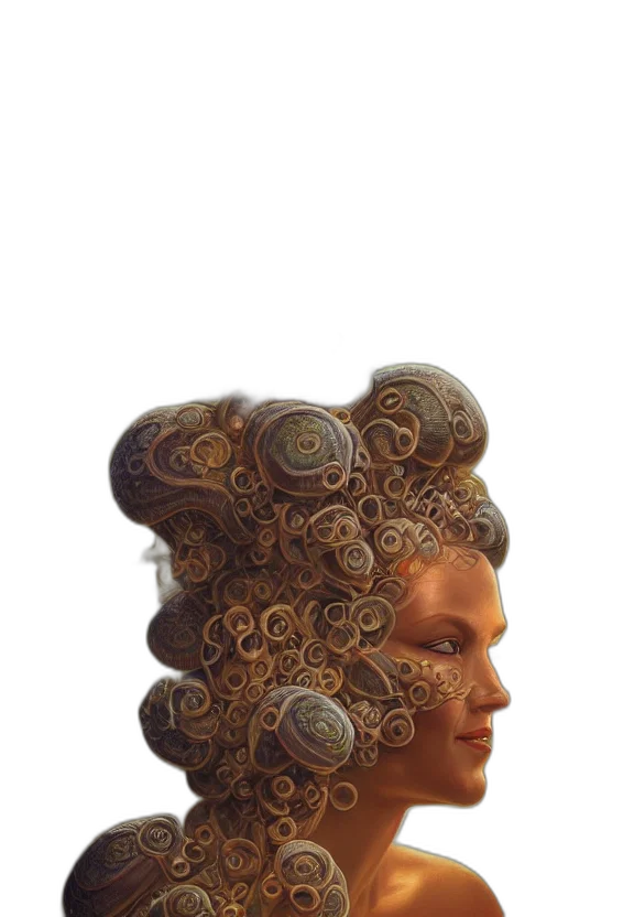 hair, crown, mask, face transparent PNG cut-out