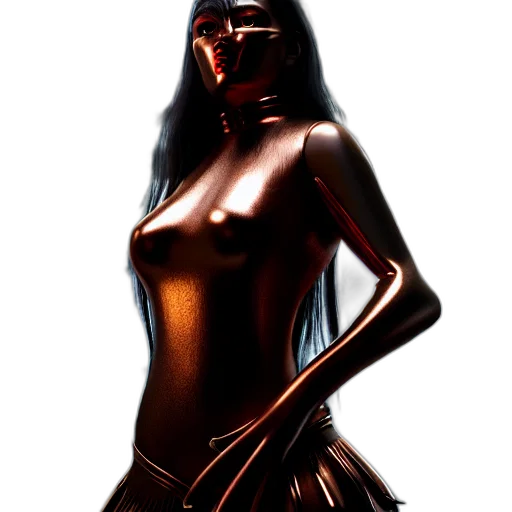 dress, mask, jewelry, robot transparent PNG cut-out