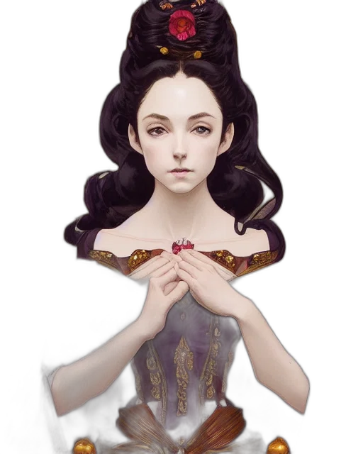 crown, dress, jewelry, face transparent PNG cut-out