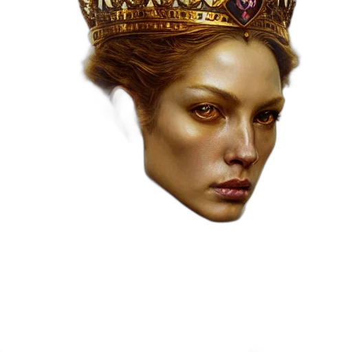 crown, face, jewelry, mask transparent PNG cut-out