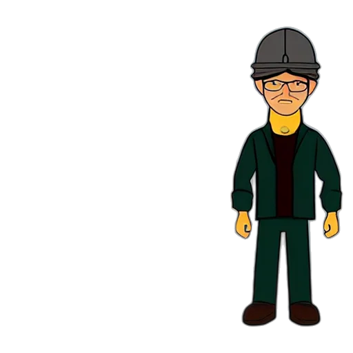 hat, staff, cartoon, 3d render, concept art, pixel art, breaking, bad transparent PNG cut-out