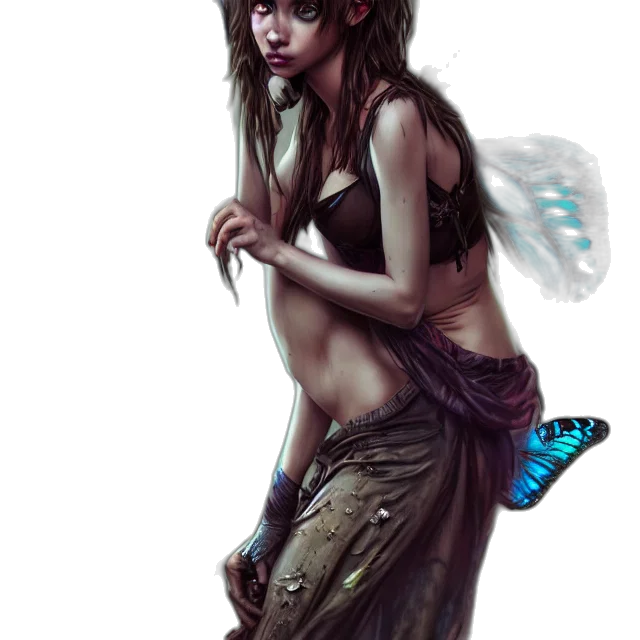 creature, fantasy art, concept art, photorealistic, comic book art, blue, dark, pastel transparent PNG cut-out
