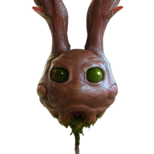 creature, mask, face, animal, concept art, 3d render, photorealistic, fantasy art transparent PNG cut-out