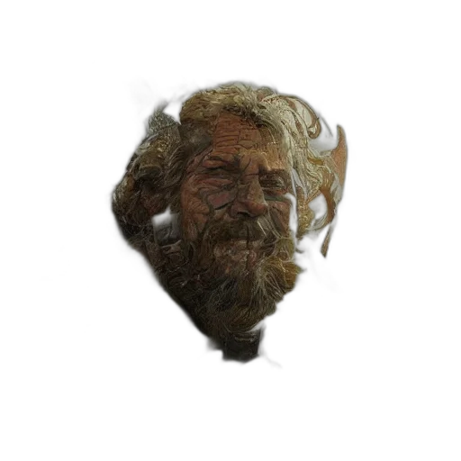 face, mask, hair, dragon transparent PNG cut-out