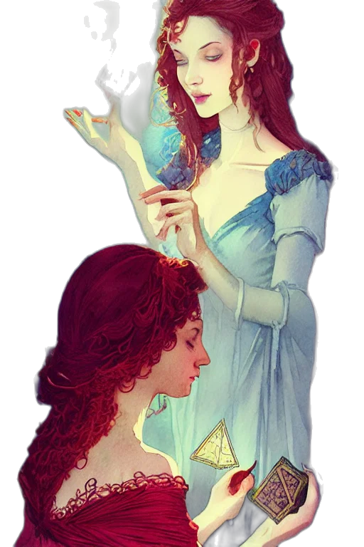 dress, fantasy art, concept art, comic book art transparent PNG cut-out