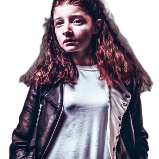 jacket, face, hair, dress transparent PNG cut-out
