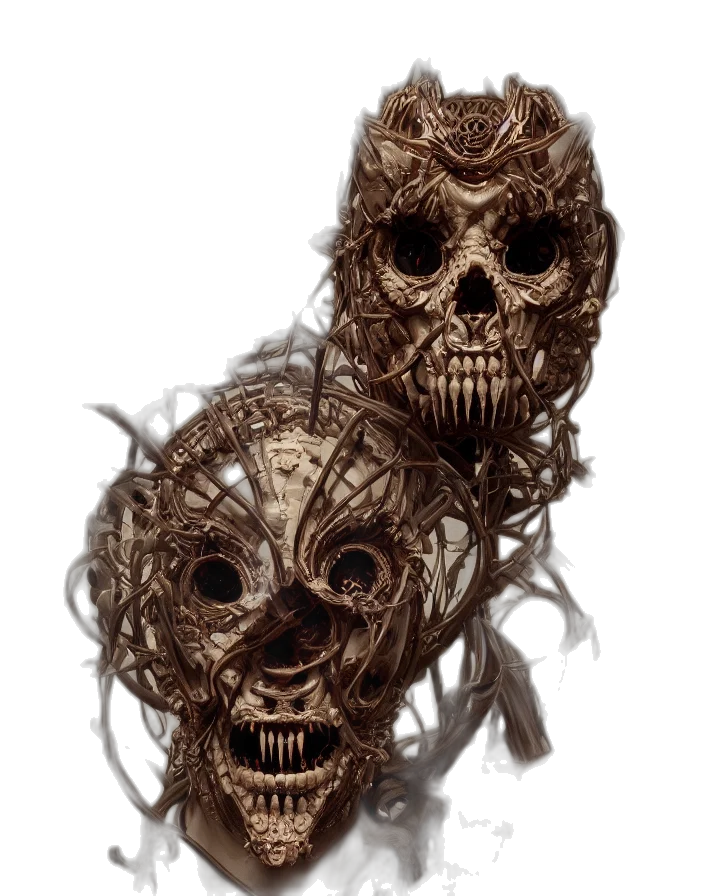 mask, jewelry, crown, face transparent PNG cut-out