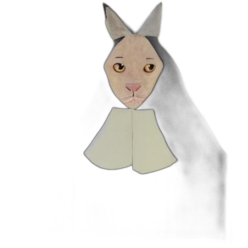 mask, creature, animal, dress, concept art, 3d render, fantasy art, anime transparent PNG cut-out