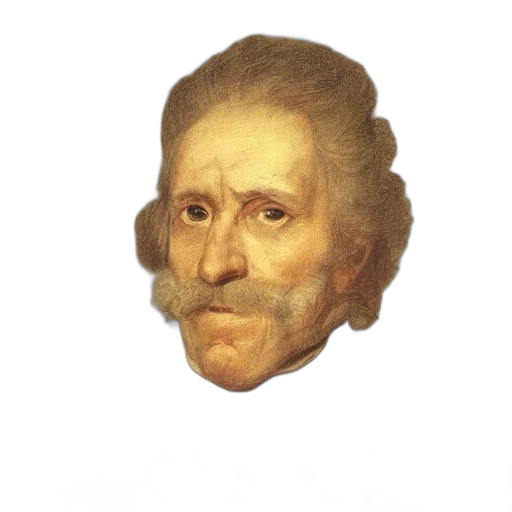 face, mask, hair, staff transparent PNG cut-out