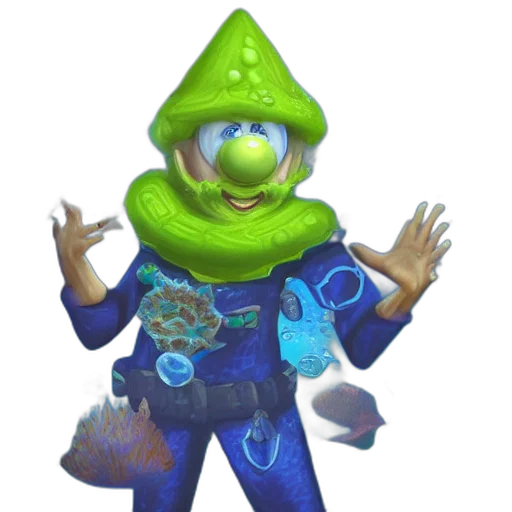 staff, jacket, creature, mask transparent PNG cut-out