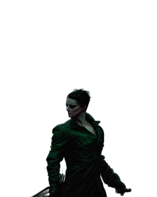 staff, jacket, mask, sword, concept art, pixel art, comic book art, 3d render transparent PNG cut-out