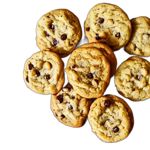food, plate, cookies, splattered transparent PNG cut-out