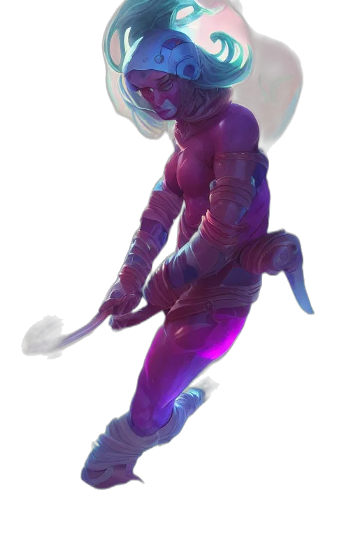 robot, staff, sword, creature transparent PNG cut-out