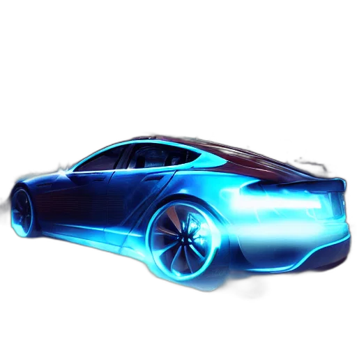 car, 3d render, concept art, photorealistic transparent PNG cut-out