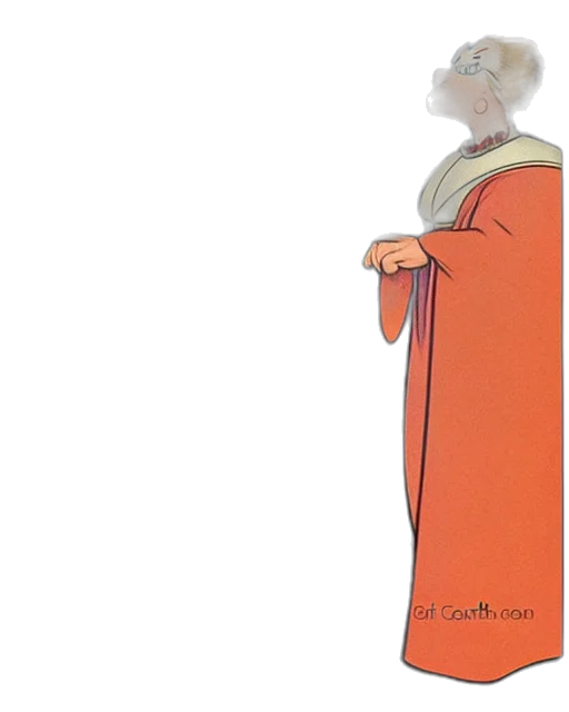 dress, staff, crown, sword transparent PNG cut-out