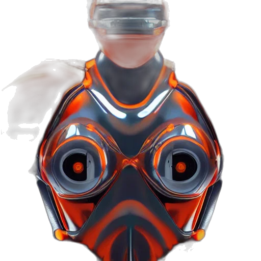 mask, robot, face, weapon transparent PNG cut-out