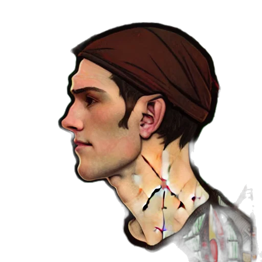face, staff, concept art, photorealistic, pixel art, cartoon, earth tones, beautiful transparent PNG cut-out