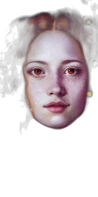 face, mask, robot, crown, photorealistic, fantasy art, oil painting, concept art transparent PNG cut-out